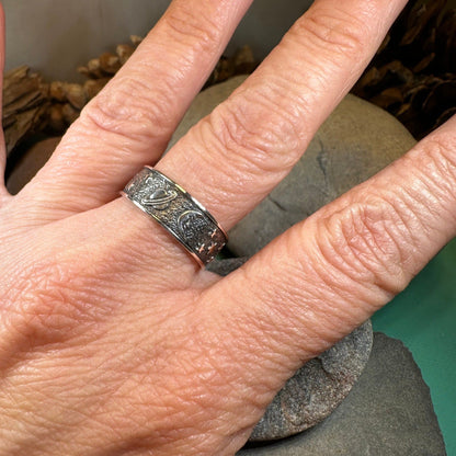 Cosmos Crescent Moon Ring