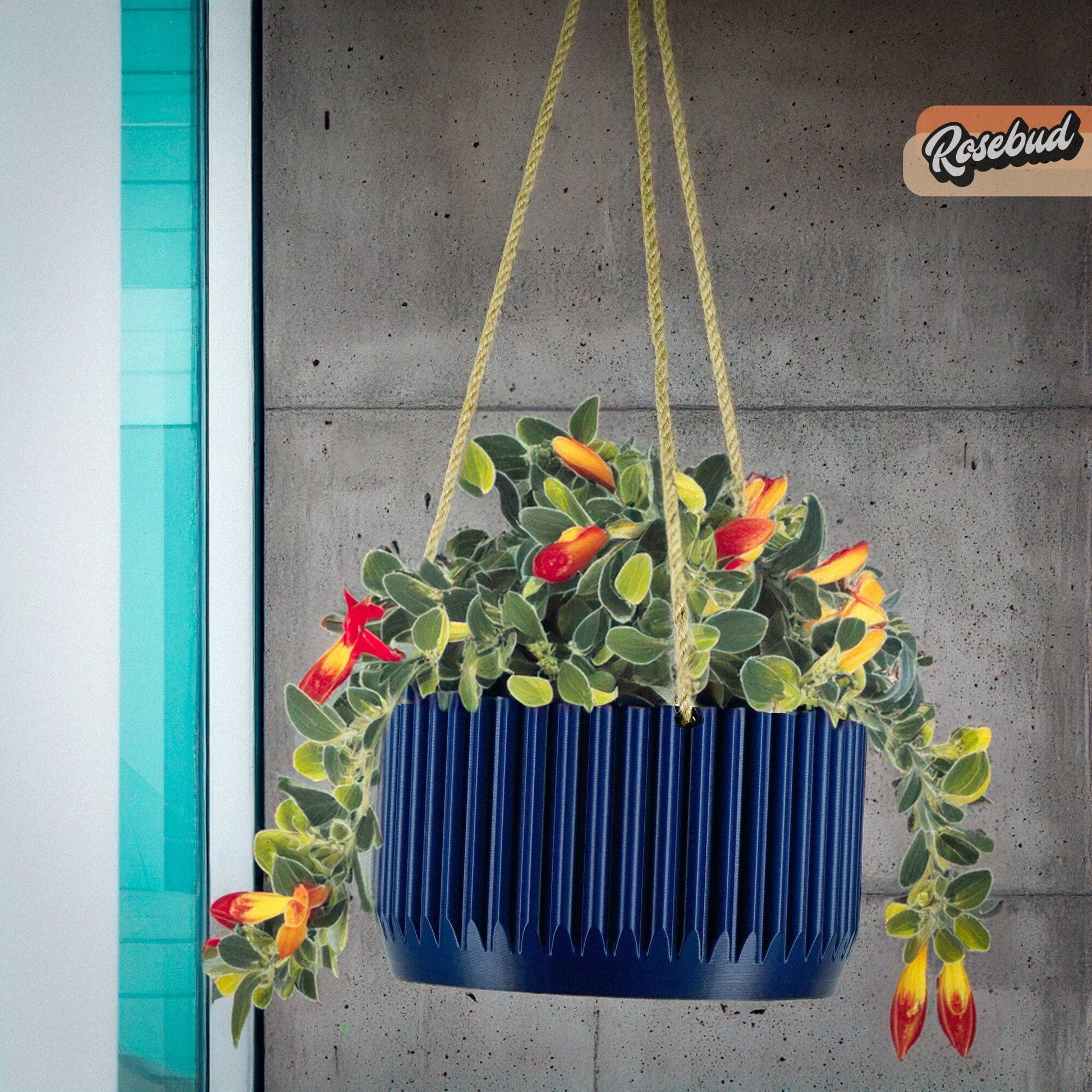 3d print hanging planter MCR Bowl Hanging Plant Pot for Indoor or Outdoor - Gold / SM