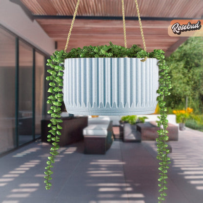 MCR Bowl Hanging Planter | 3D Printed Indoor Outdoor Plant Pot – Hanging Planter