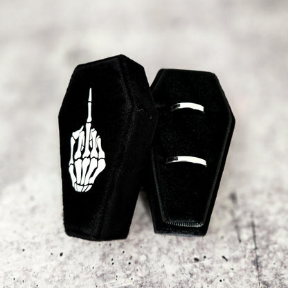 True Love Never Dies - Coffin Ring Box
