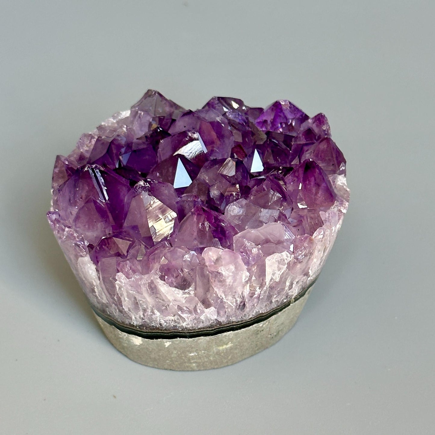 Amethyst Cupcake shaped Crystals