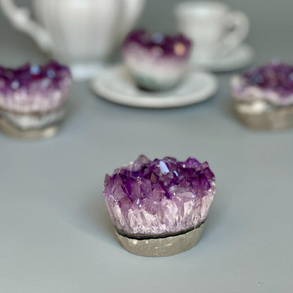 Amethyst Cupcake shaped Crystals