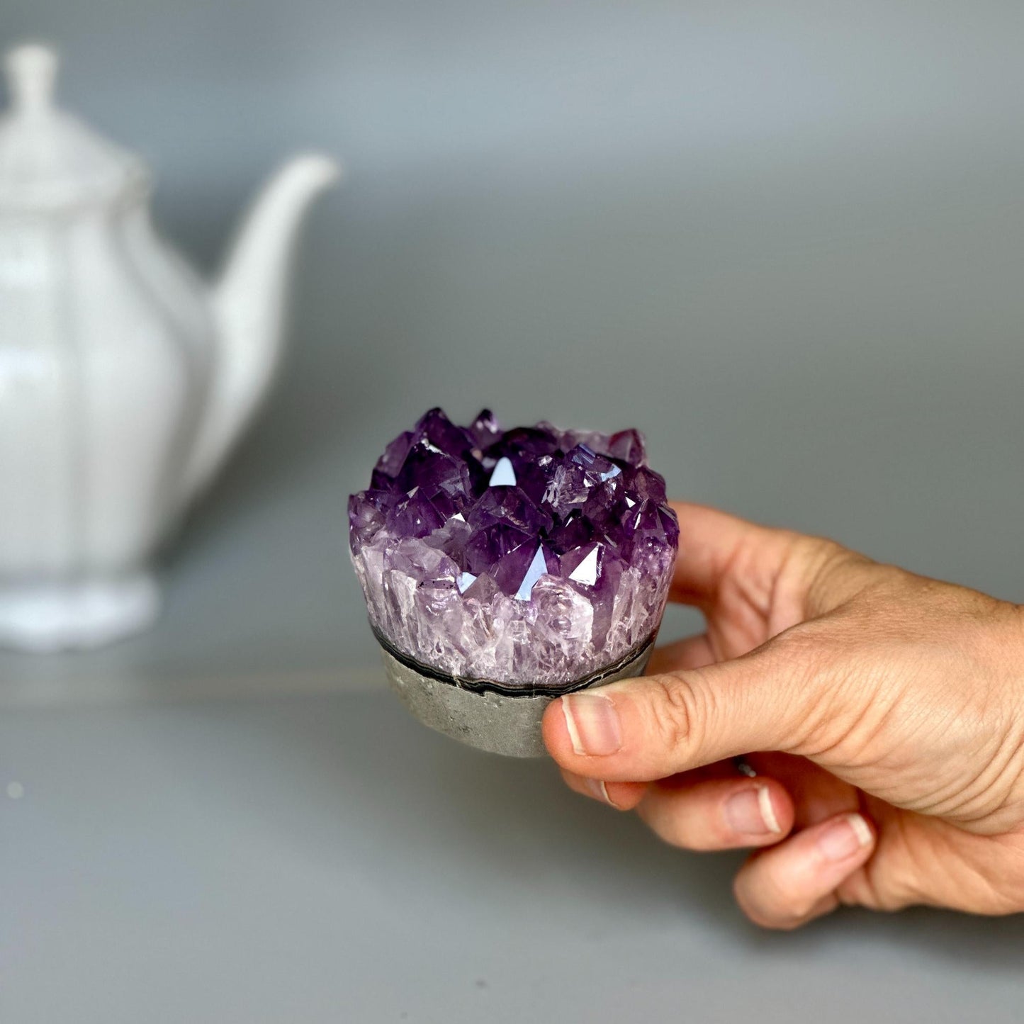 Amethyst Cupcake shaped Crystals