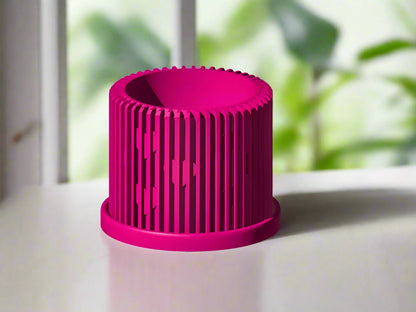 Modern Heart-Shaped Planter with Drainage & Saucer – Unique Valentine’s Day Gift for Plant Lovers, 3d Printed Planter Home Hosting Decor, – Planter