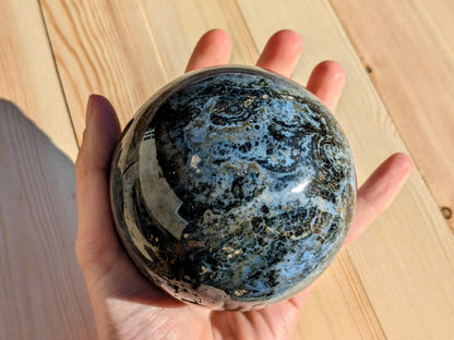 Unique Ocean Jasper Statement Sphere –