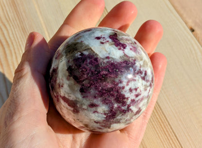 Rubellite Sphere - OOAK