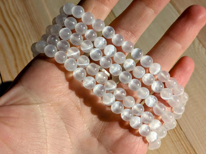 AAA Selenite Stretch Bracelets