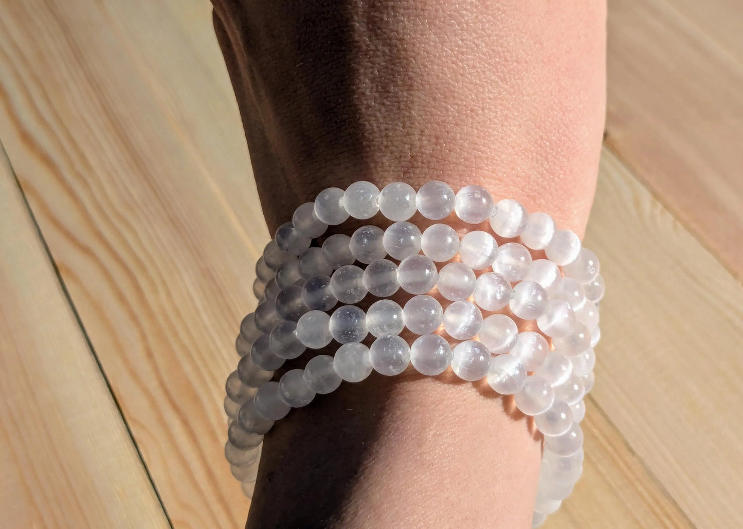 AAA Selenite Stretch Bracelets