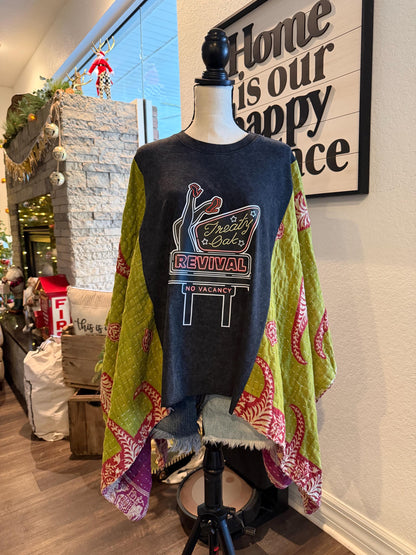 Butterfly Top/Poncho “Treaty Oak Revival