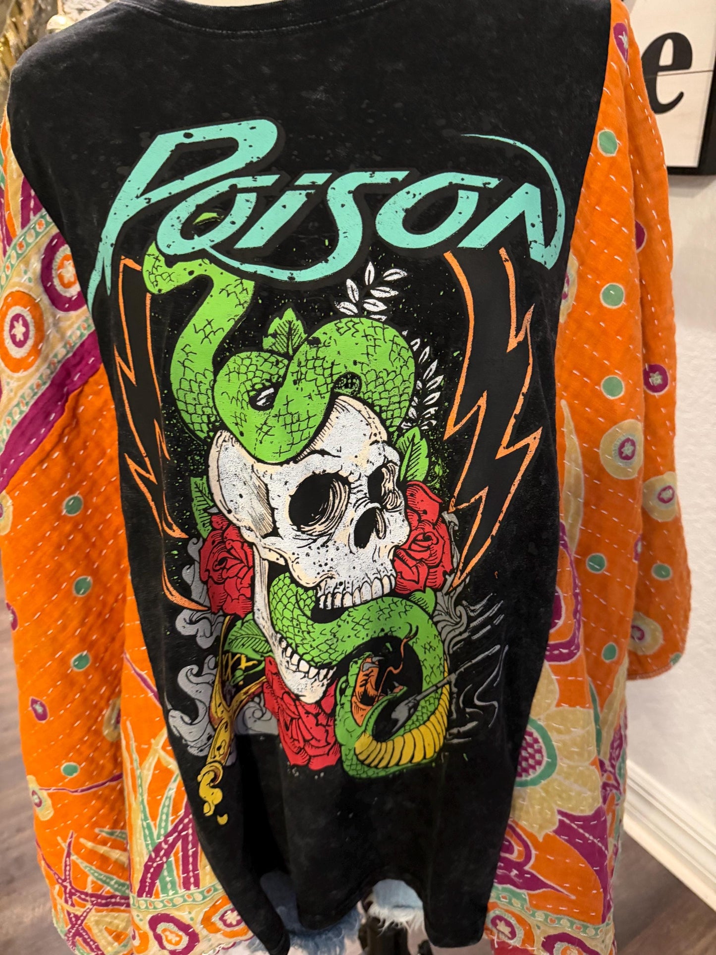 Butterfly Top/Poncho “Poison
