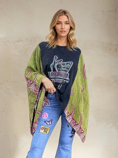 Butterfly Top/Poncho “Treaty Oak Revival