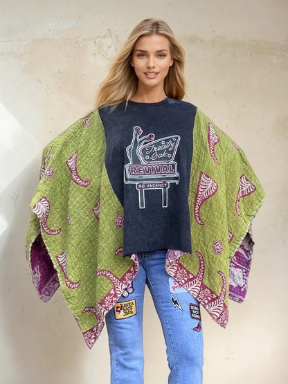 Butterfly Top/Poncho “Treaty Oak Revival