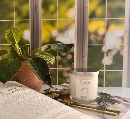 Rose Soy Candle - A Dozen Roses – Candle
