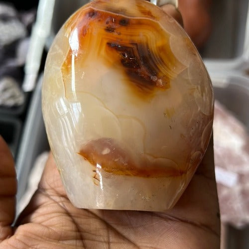 Carnelian Freeform – Large Polished Crystal for Courage & Vitality