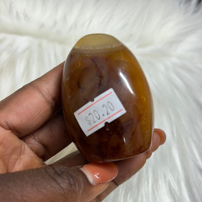 Carnelian Freeform – Large Polished Crystal for Courage & Vitality