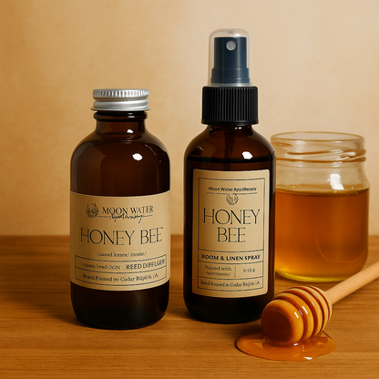 Honey Bee - ROOM & LINEN SPRAY, Sweet Golden Honey, by Moon Water Apothecary