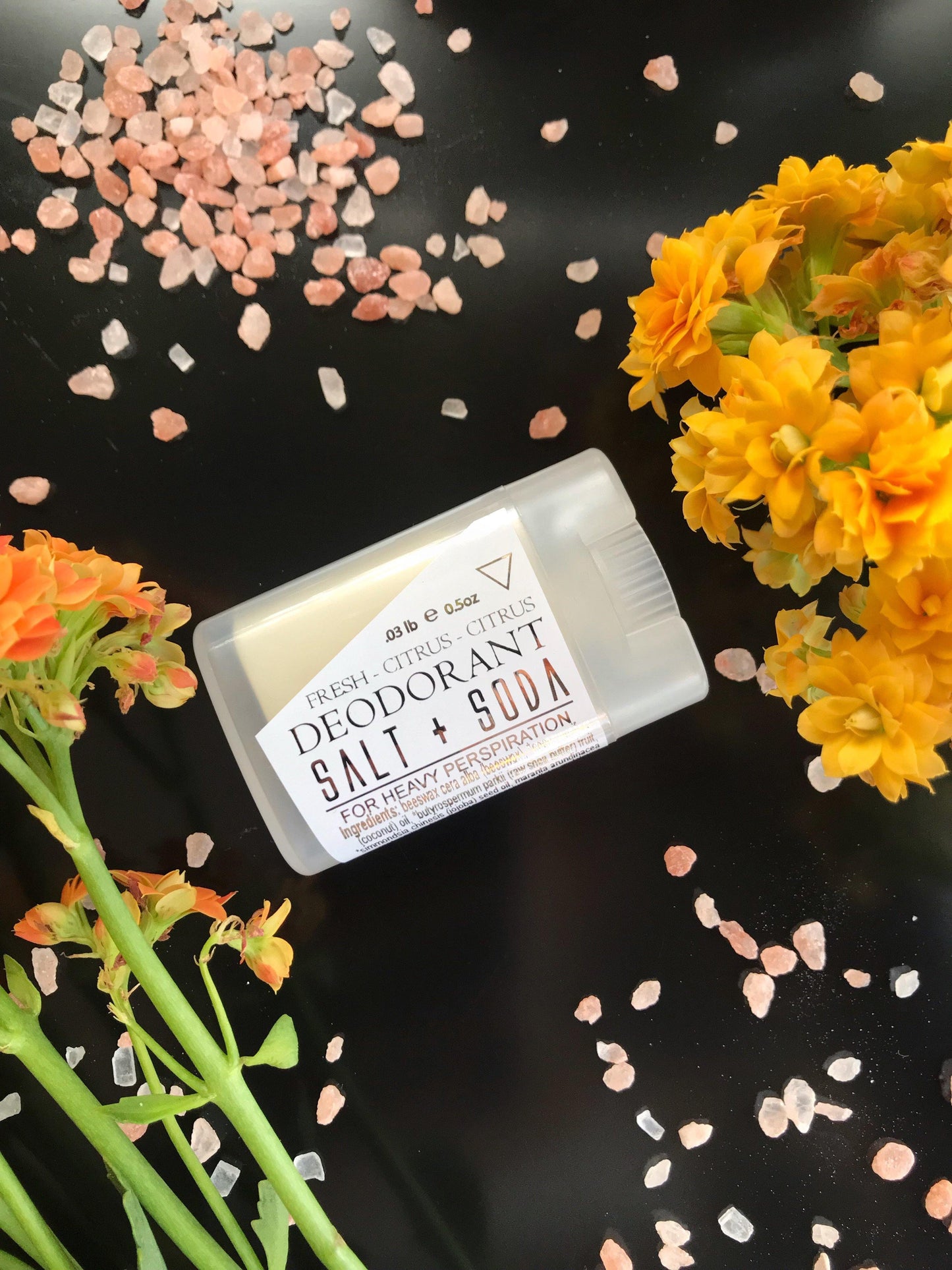 Salt + Soda Unisex Deodorant – Fresh Citrus & Herbal Natural Deodorant