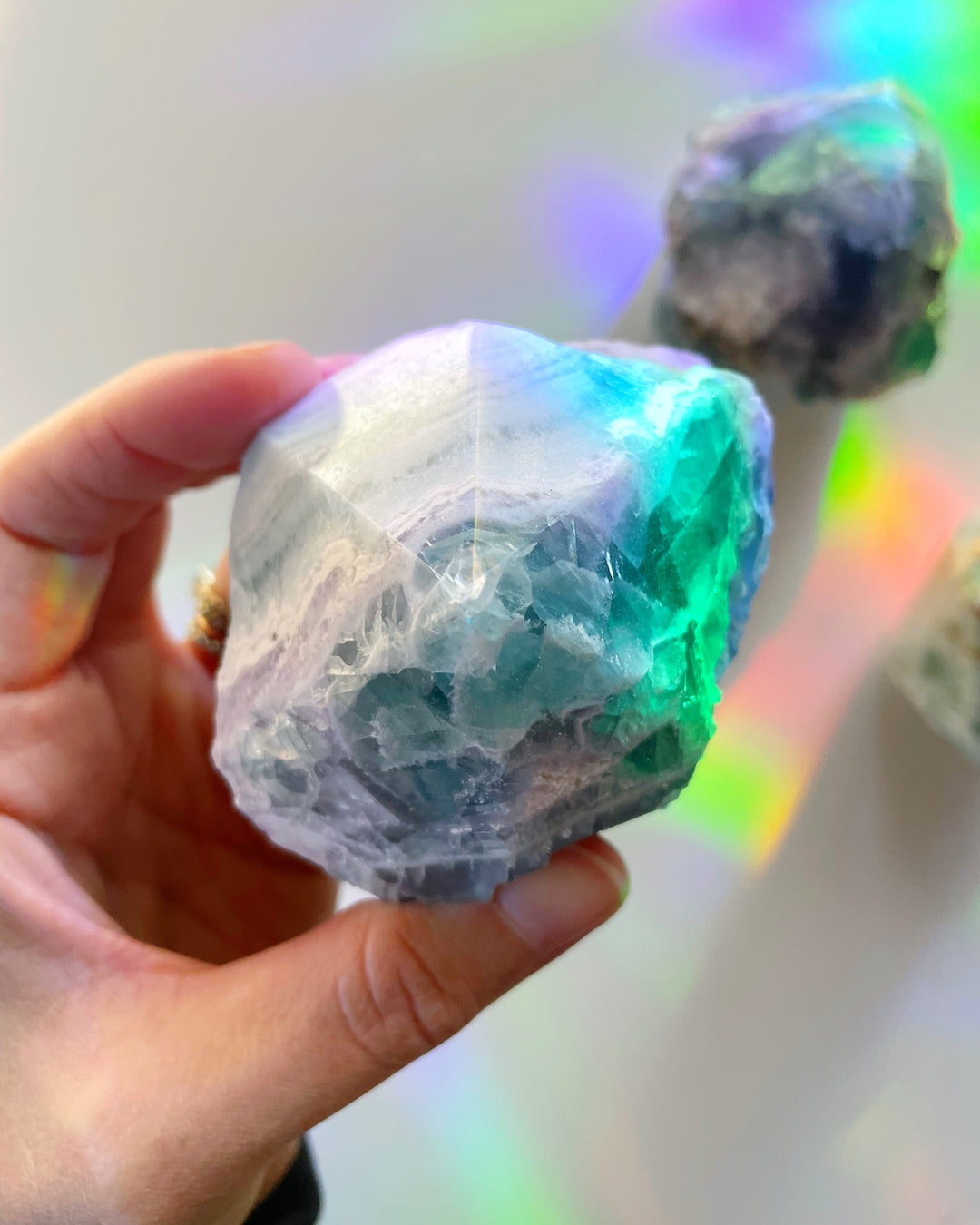 Fluorite Semi Polished Point –