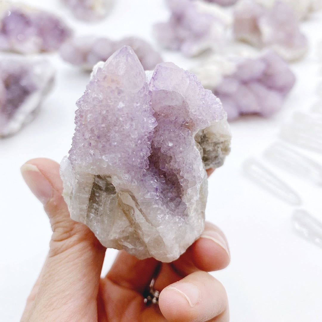 Amethyst Spirit Quartz Cluster –