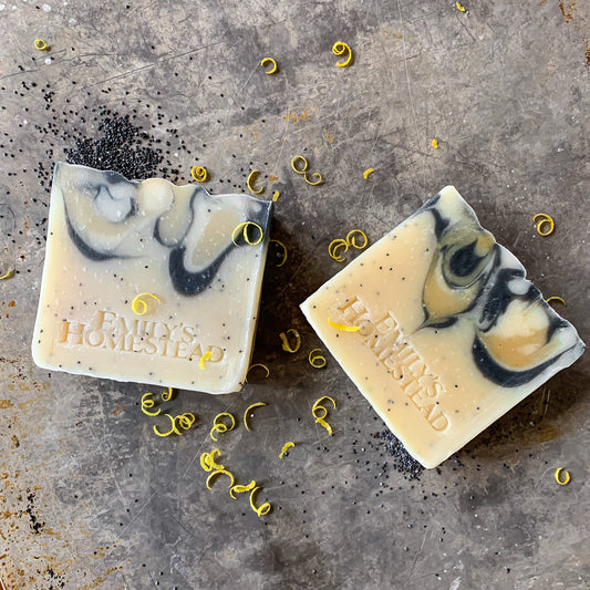 Lemon Poppyseed Yogurt - Handmade Soap