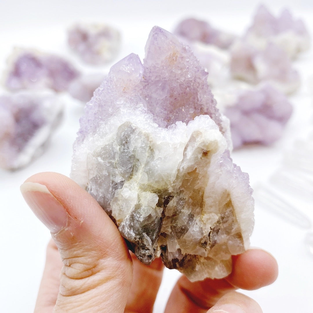 Amethyst Spirit Quartz Cluster –