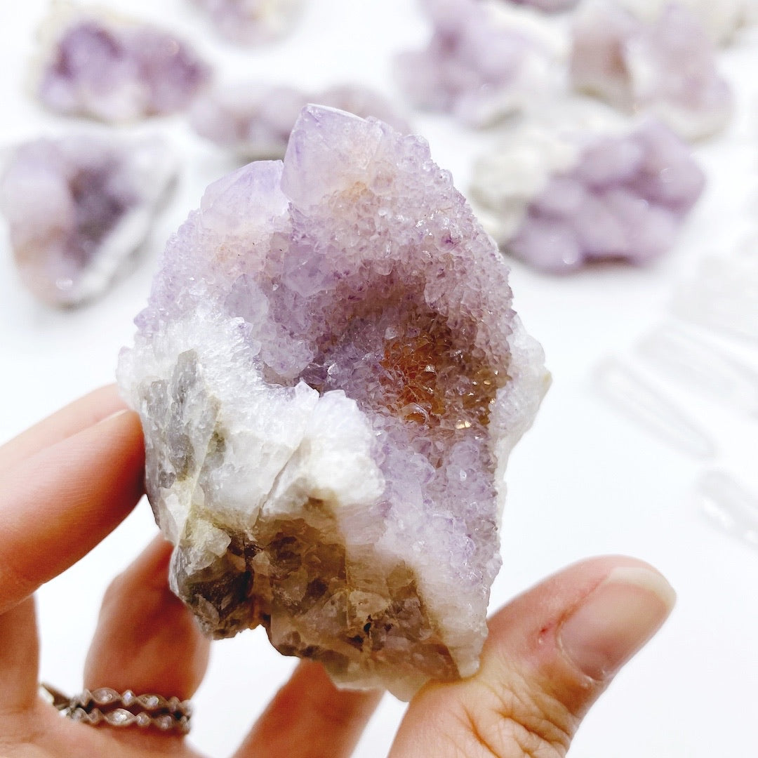 Amethyst Spirit Quartz Cluster –