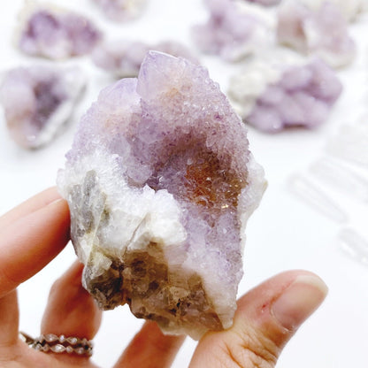 Amethyst Spirit Quartz Cluster –