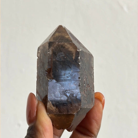 Raw Smoky Quartz Crystal point