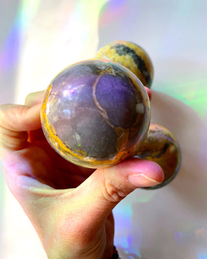 Bumblebee Jasper Sphere –