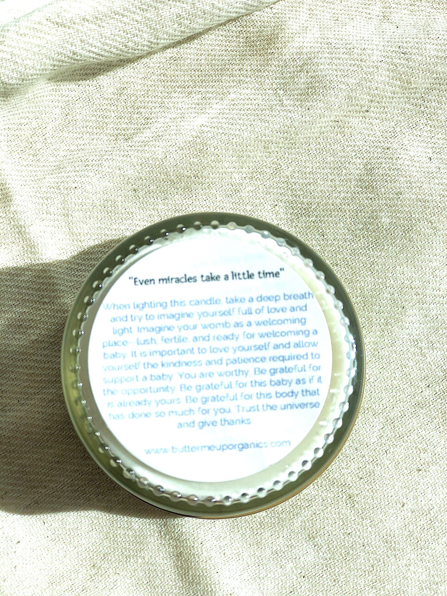 Fertility candle / crystal candle