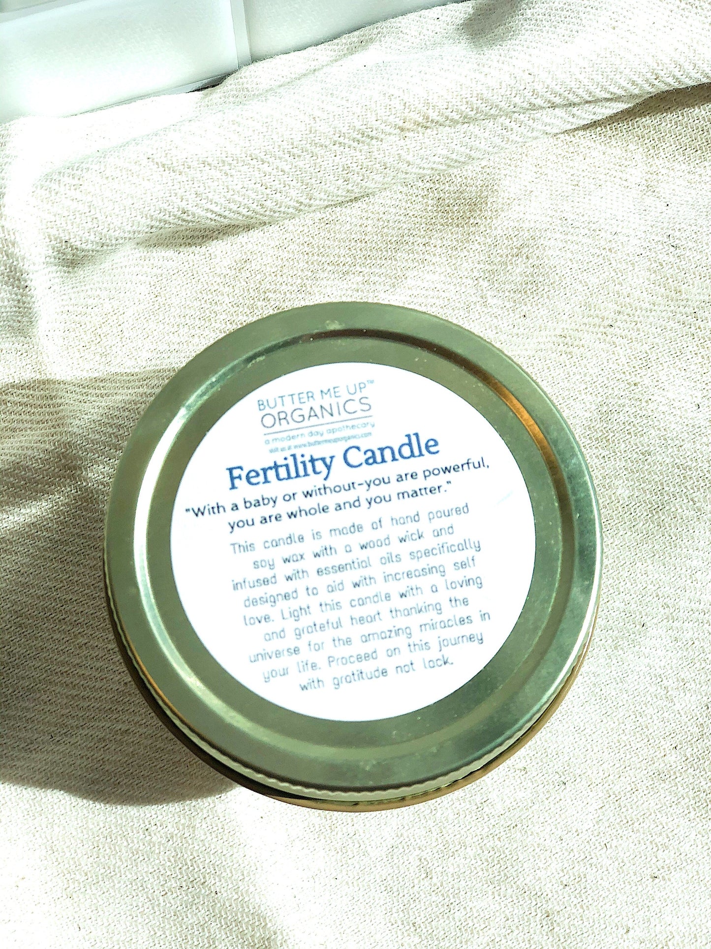 Fertility candle / crystal candle