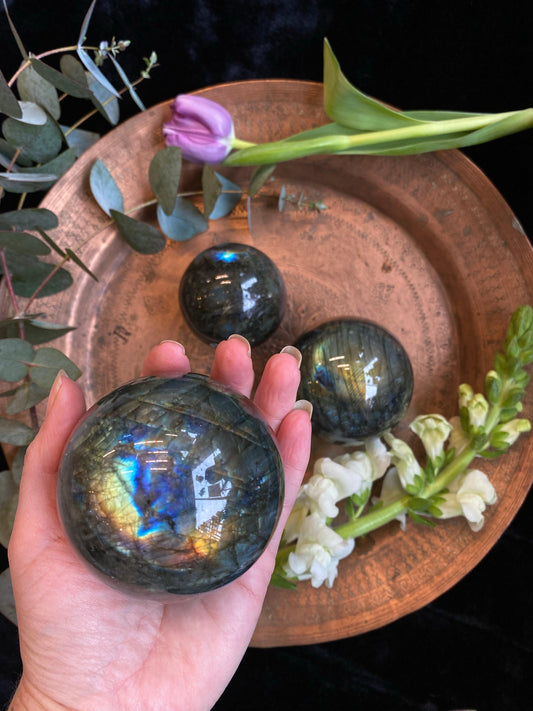 Labradorite Spheres