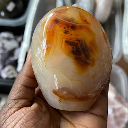 Carnelian Freeform – Large Polished Crystal for Courage & Vitality