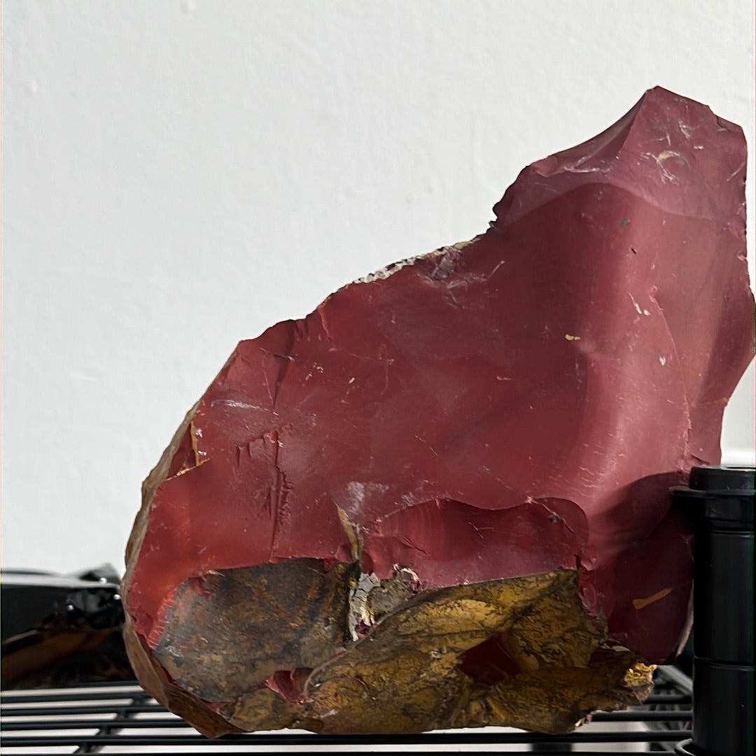 Raw Mookaite Jasper Stone – Grounding & Motivation Crystal