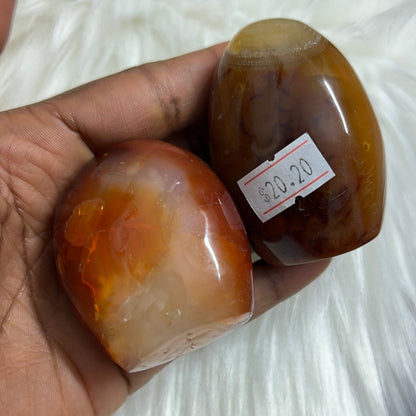 Carnelian Freeform – Large Polished Crystal for Courage & Vitality