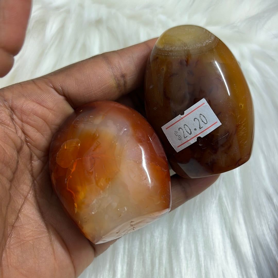 Carnelian Freeform – Large Polished Crystal for Courage & Vitality