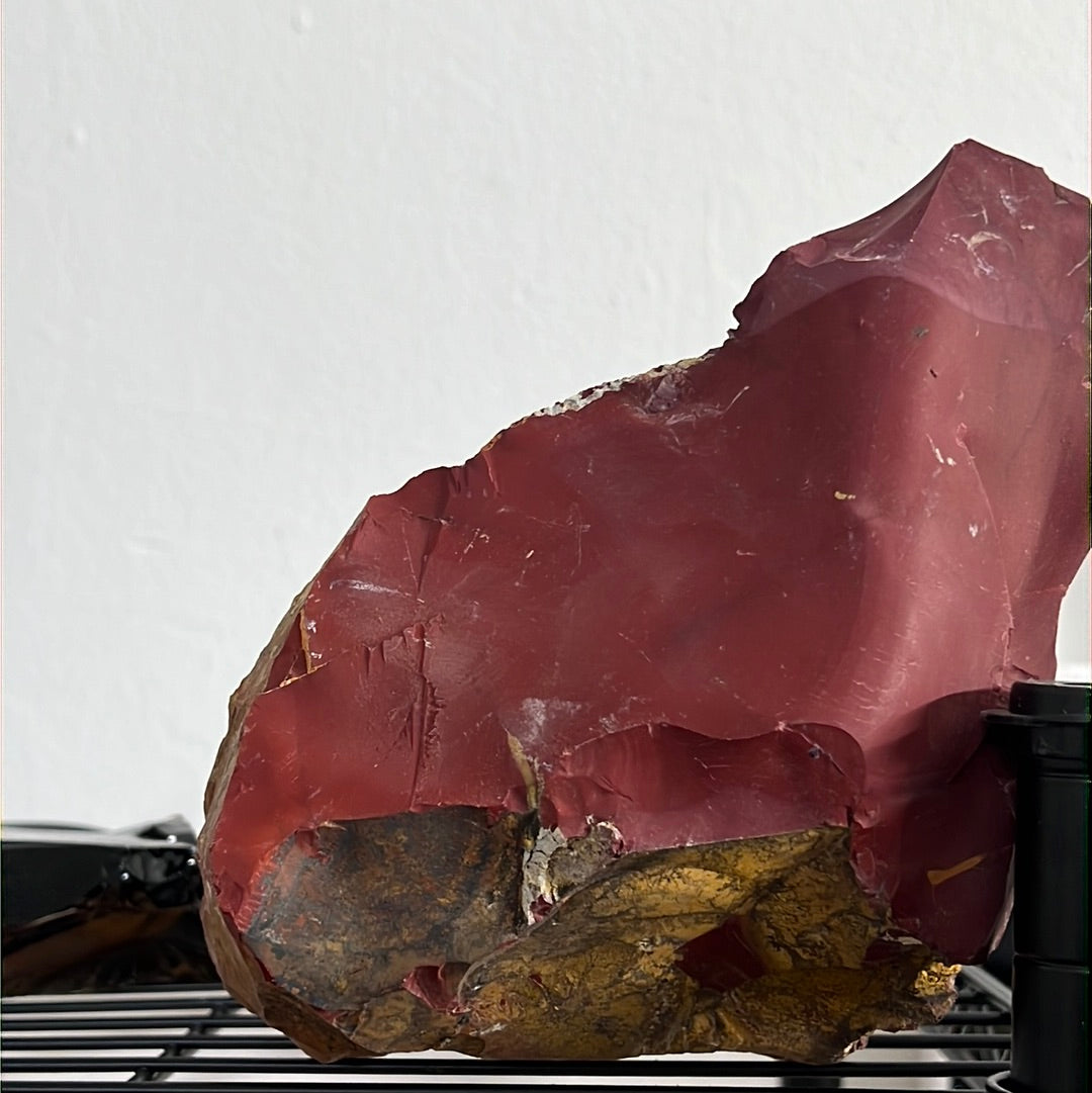 Raw Mookaite Jasper Stone – Grounding & Motivation Crystal