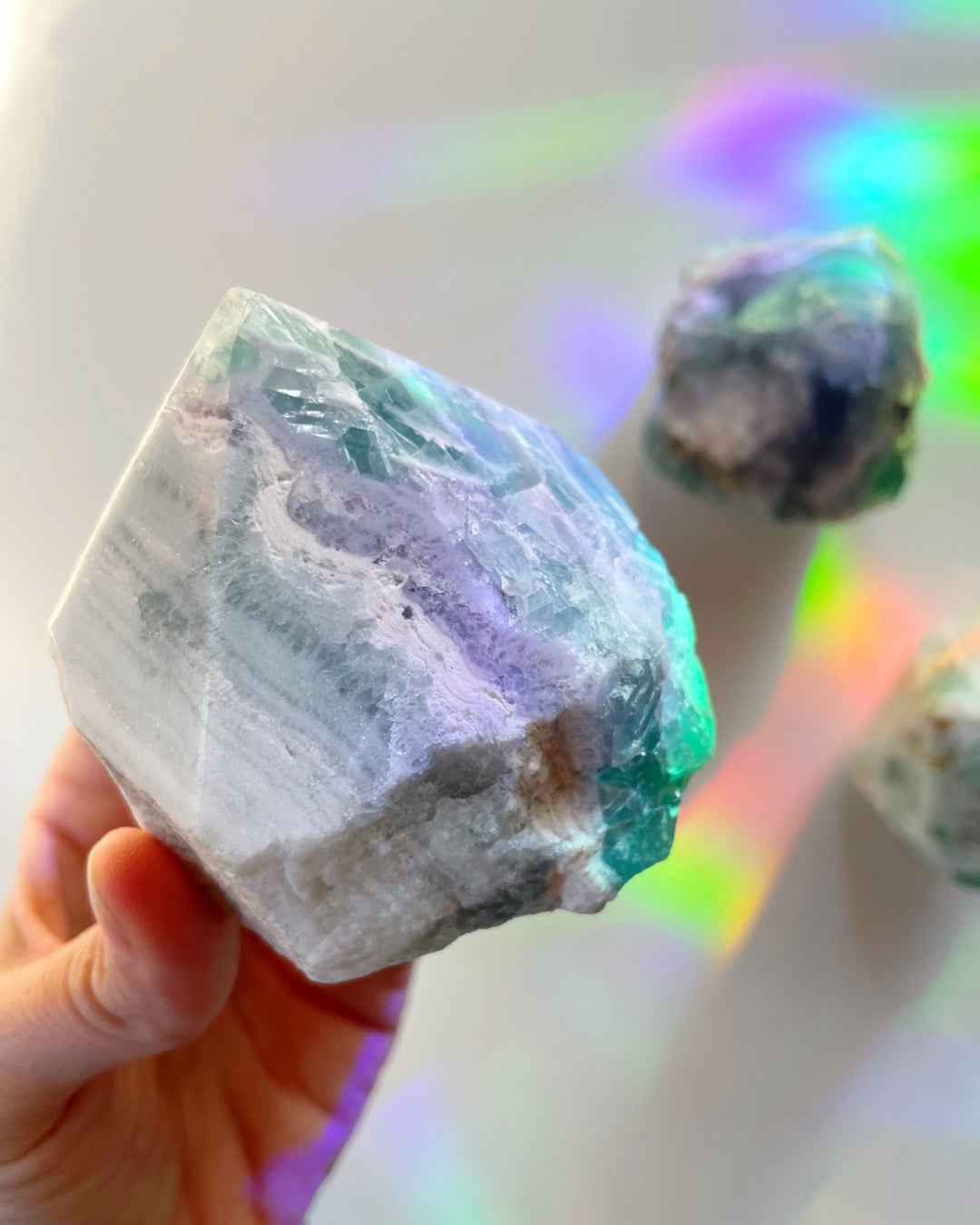 Fluorite Semi Polished Point –