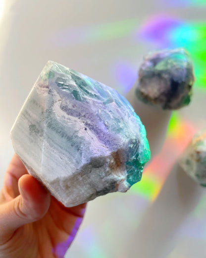 Fluorite Semi Polished Point –