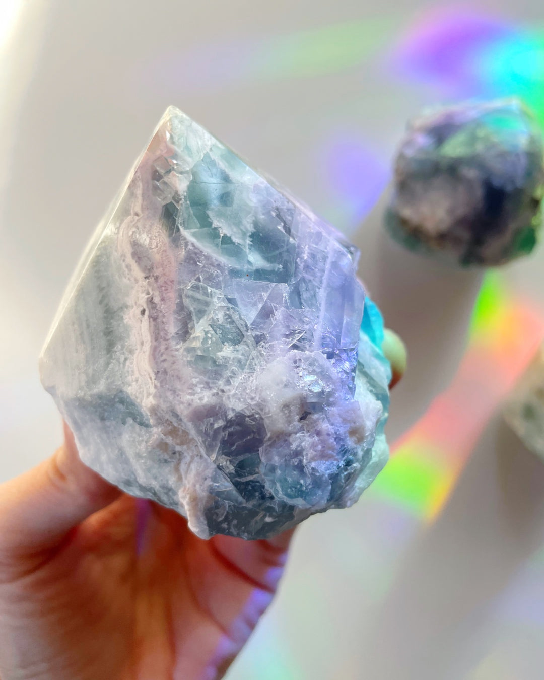 Fluorite Semi Polished Point –