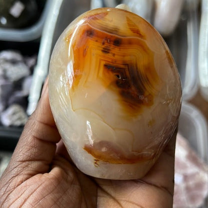 Carnelian Freeform – Large Polished Crystal for Courage & Vitality