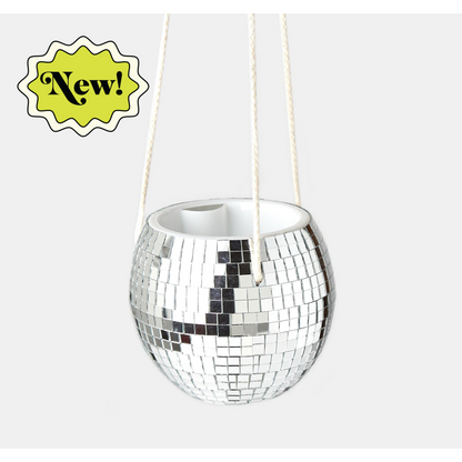 Disco Ball Hanging Planters – Medium Accessories ($13 Ship/47oz)