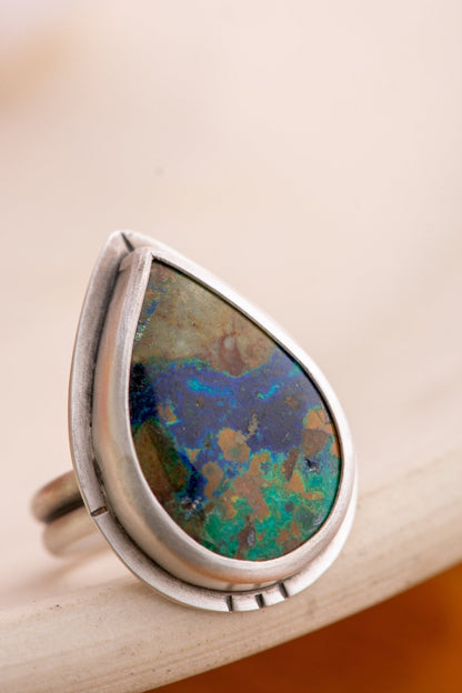 INTERGALATIC AZURITE RING