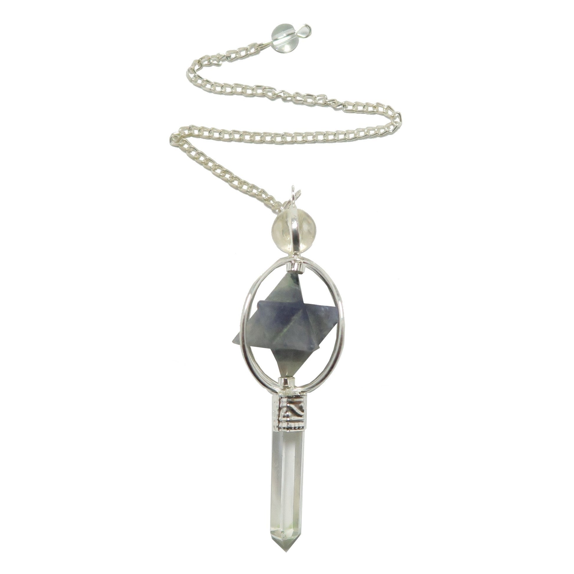 Iolite Merkaba Pendulum | Crystal Dowsing Tool – Pendulums