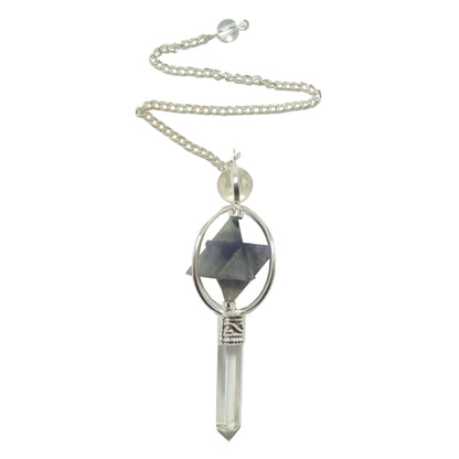 Iolite Merkaba Pendulum | Crystal Dowsing Tool – Pendulums