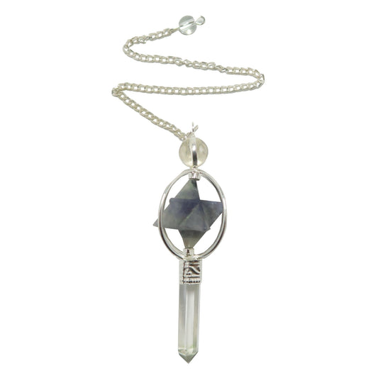 Iolite Merkaba Pendulum | Crystal Dowsing Tool – Pendulums