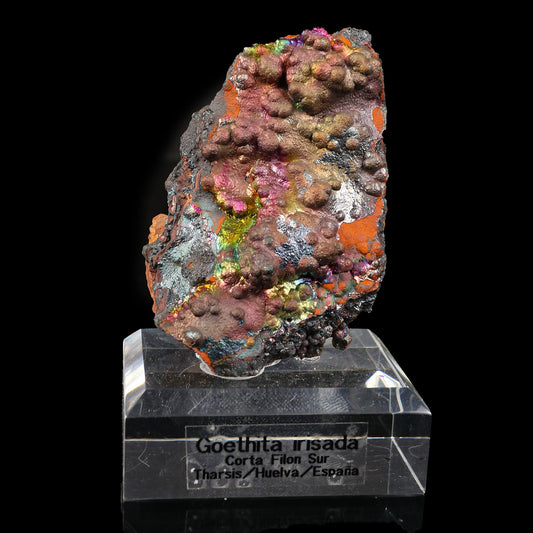Iridescent Goethite Natural mineral Specimen # B 6801