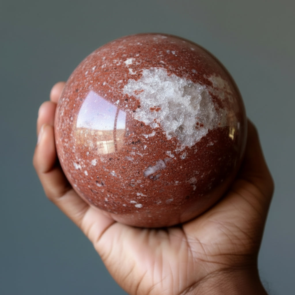 Red Jasper Crystal Sphere | Natural Jasper Stone Ball – Balls