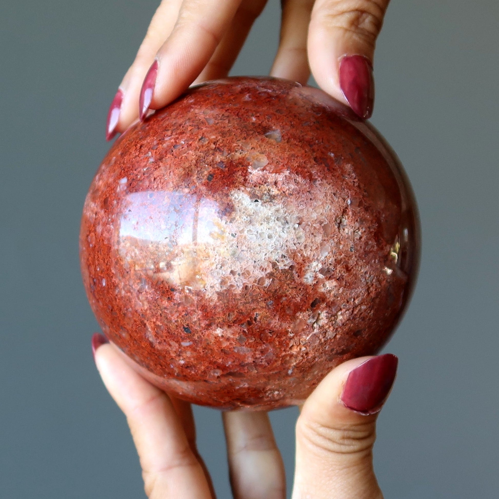 Red Jasper Crystal Sphere | Natural Jasper Stone Ball – Balls