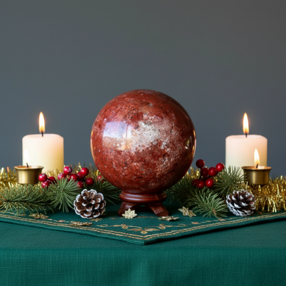 Red Jasper Crystal Sphere | Natural Jasper Stone Ball – Balls